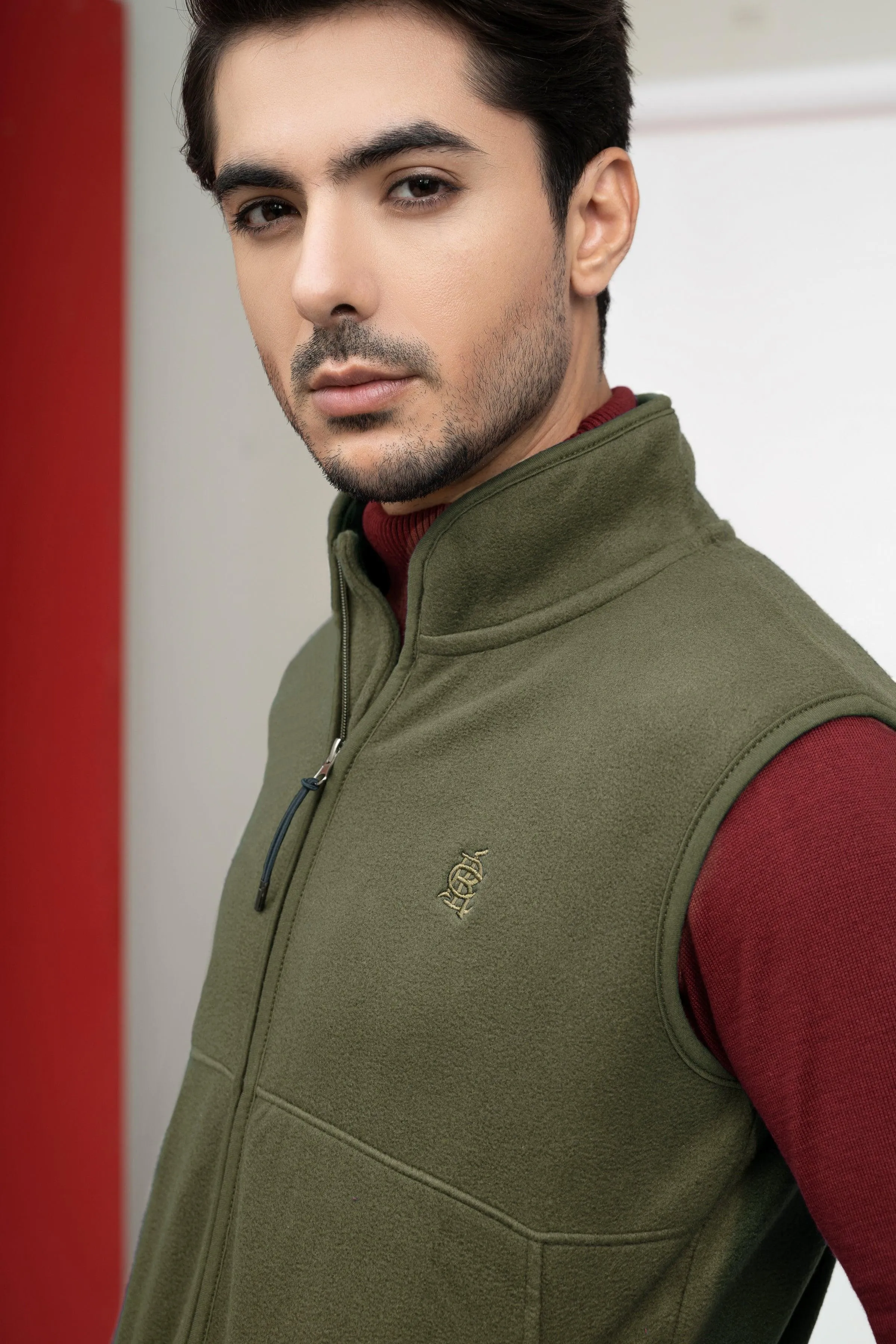 JACKET POLAR FLEECE S/L KHAKI