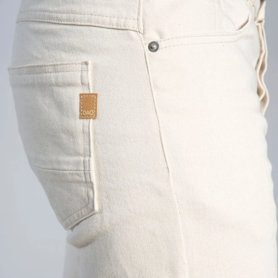 Jeans Albert confort écru coupe droite