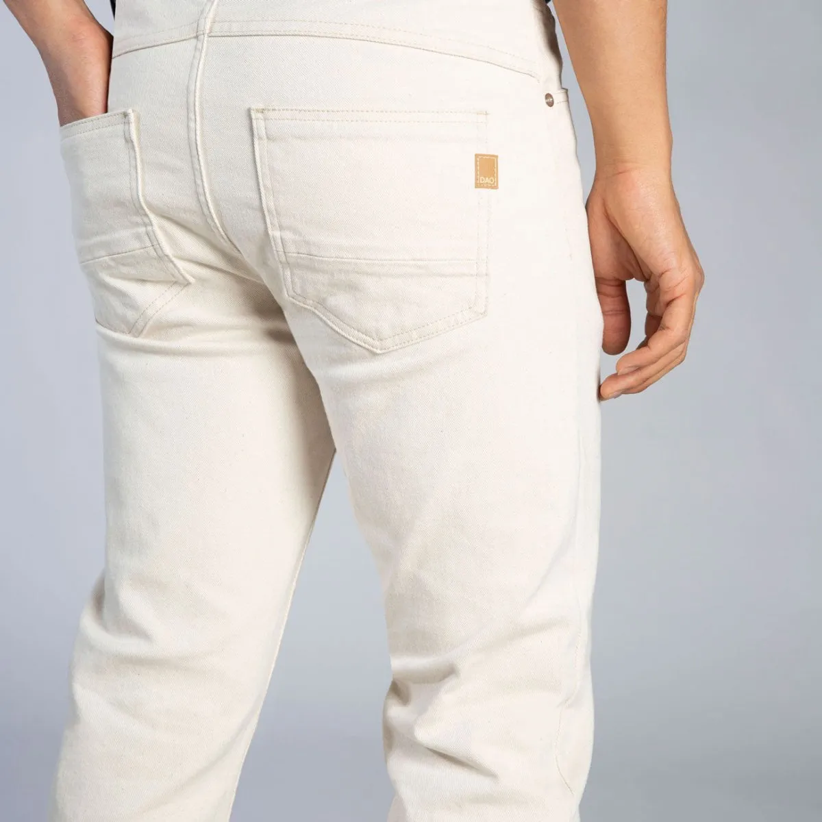 Jeans Albert confort écru coupe droite