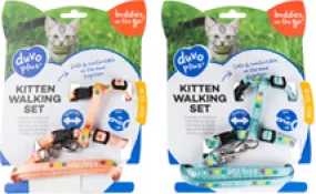 KITTEN WALKING SET KITTY CAT MIXED COLORS