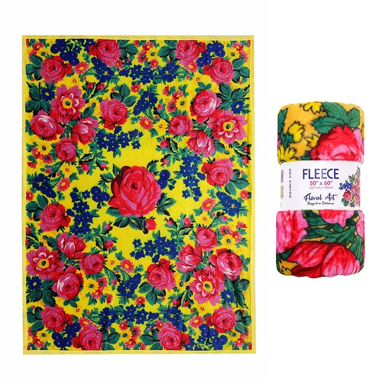 Kokum Floral Art Fleece - 50x60