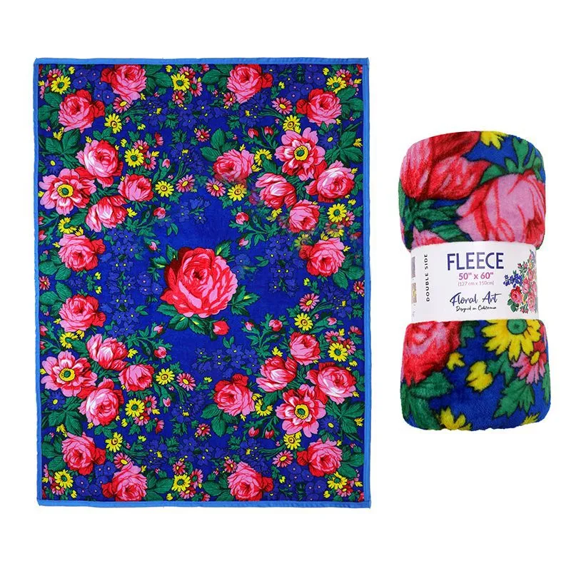 Kokum Floral Art Fleece - 50x60