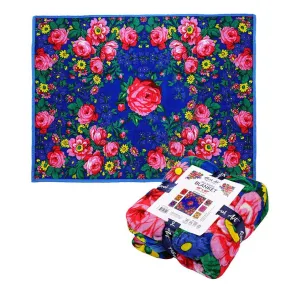 Kokum Floral Art Silk Touch Fleece - 60x80