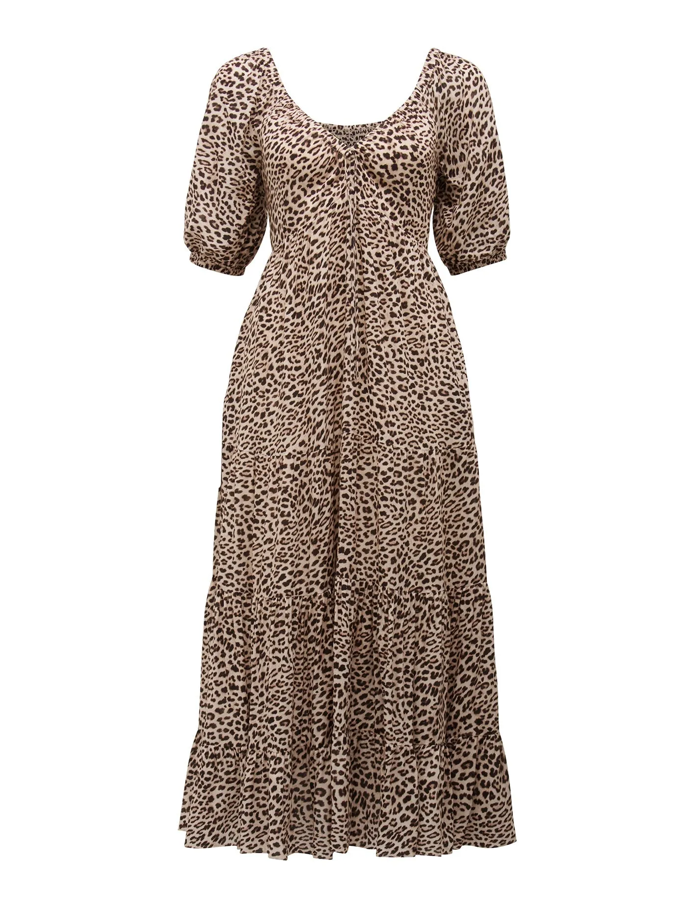 Kourtney Tiered Midi Dress