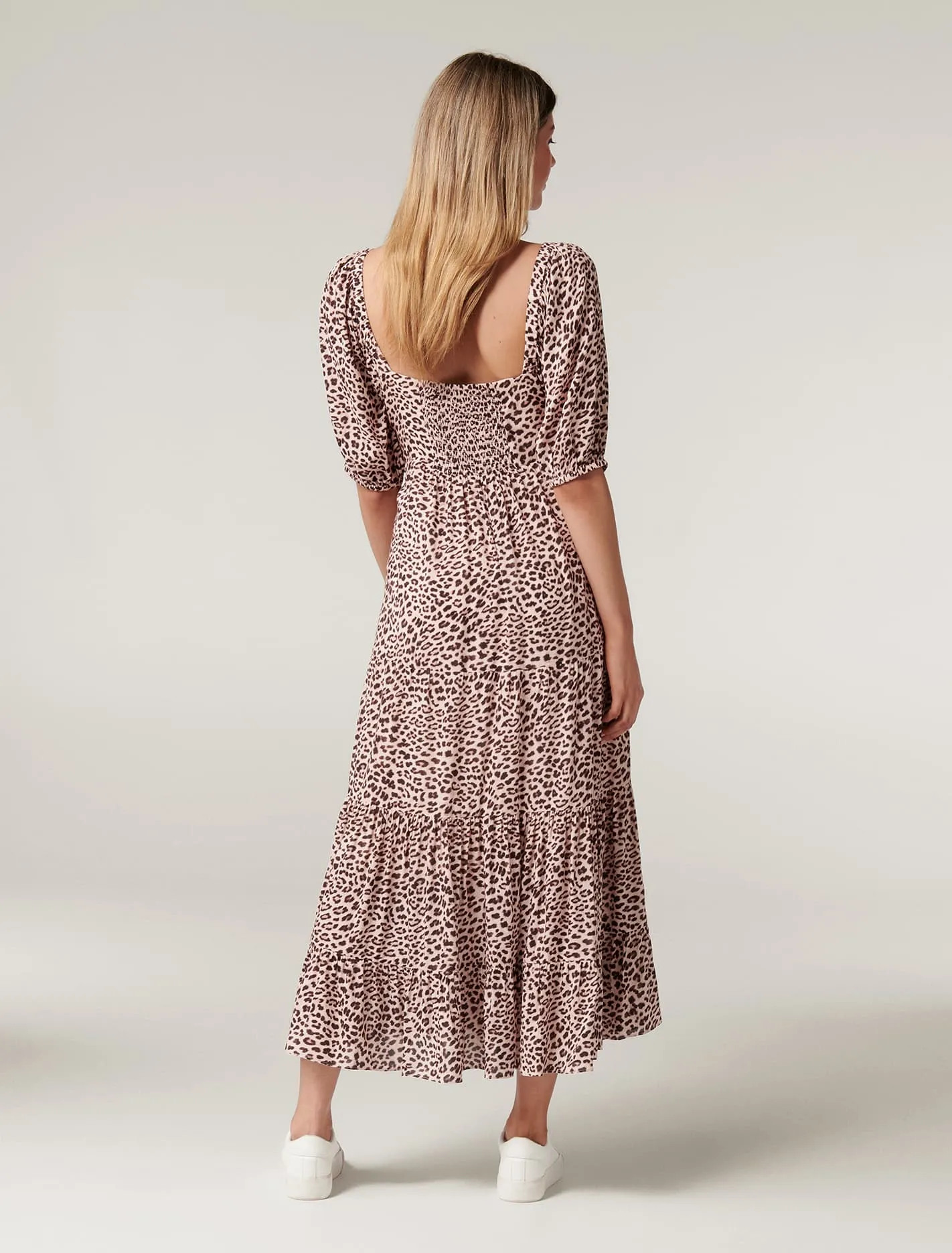 Kourtney Tiered Midi Dress
