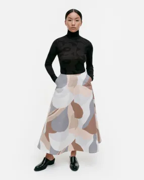 Laita Kamelia Cotton Linen Skirt 85cm