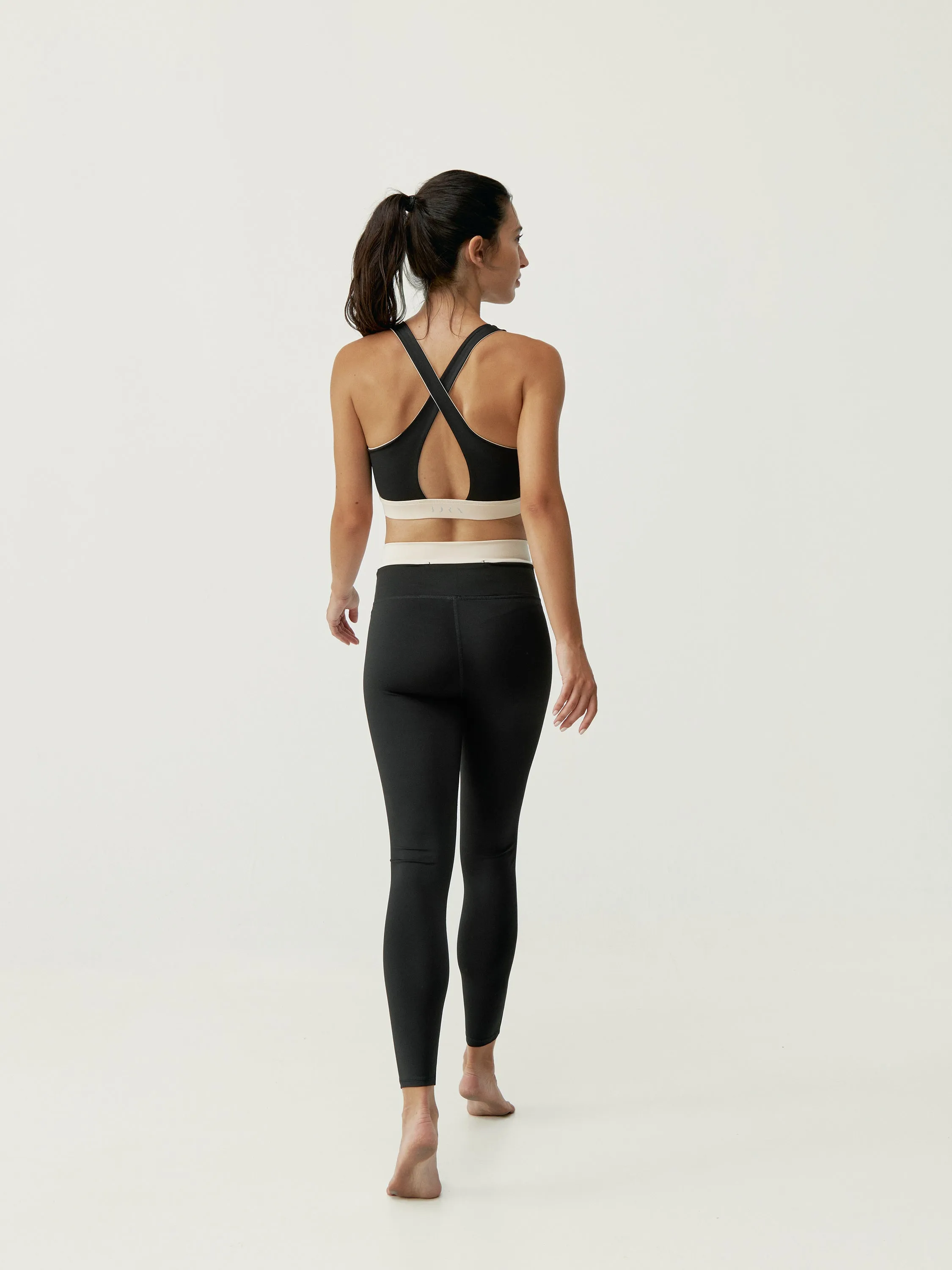 Legging Fiorella - Noir/Tapioca