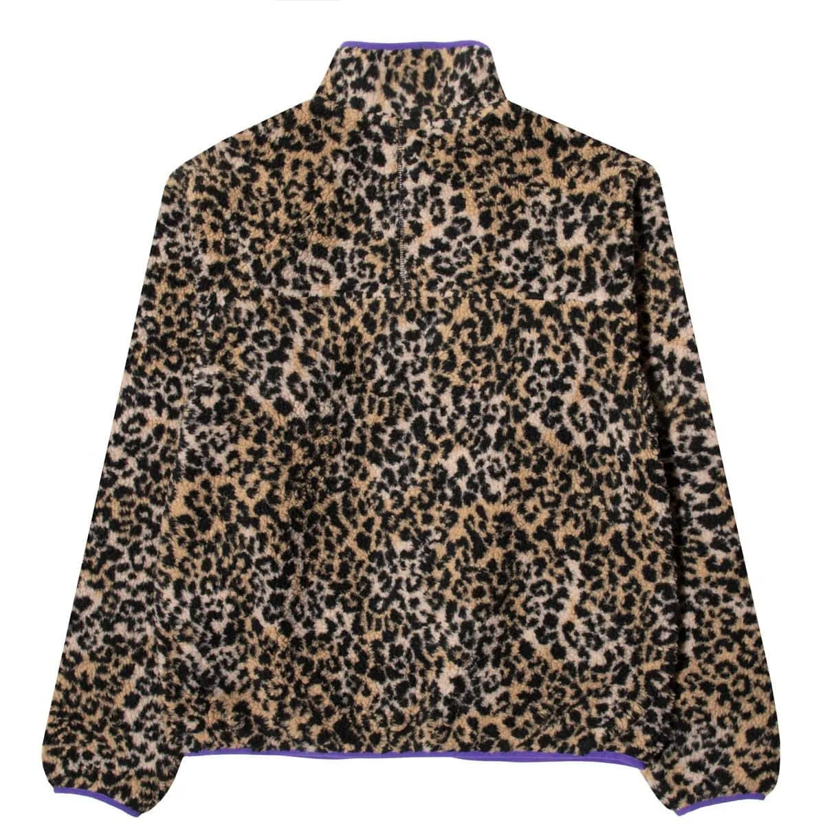 LEOPARD FLEECE JACKET