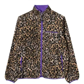 LEOPARD FLEECE JACKET
