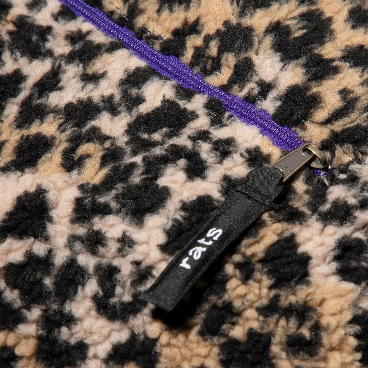 LEOPARD FLEECE JACKET
