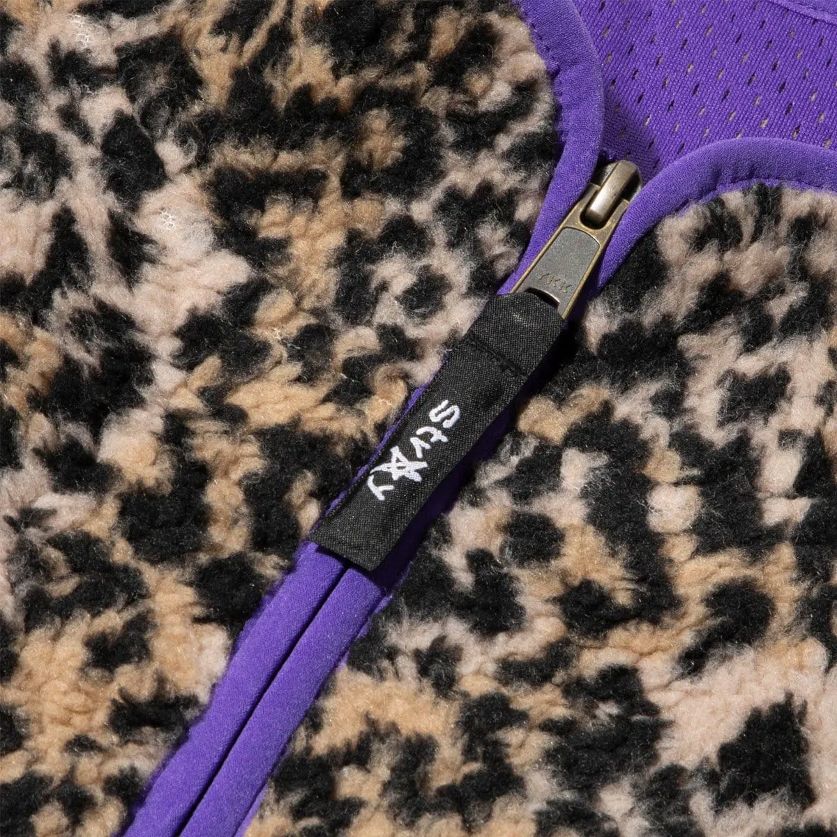 LEOPARD FLEECE JACKET