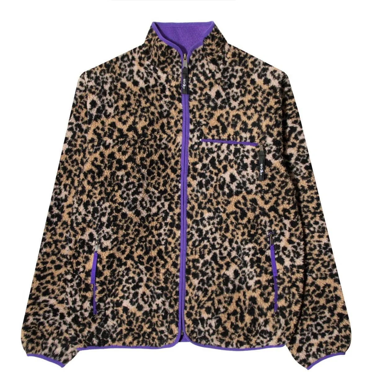 LEOPARD FLEECE JACKET