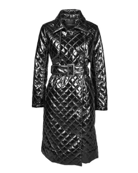Long quilted coat