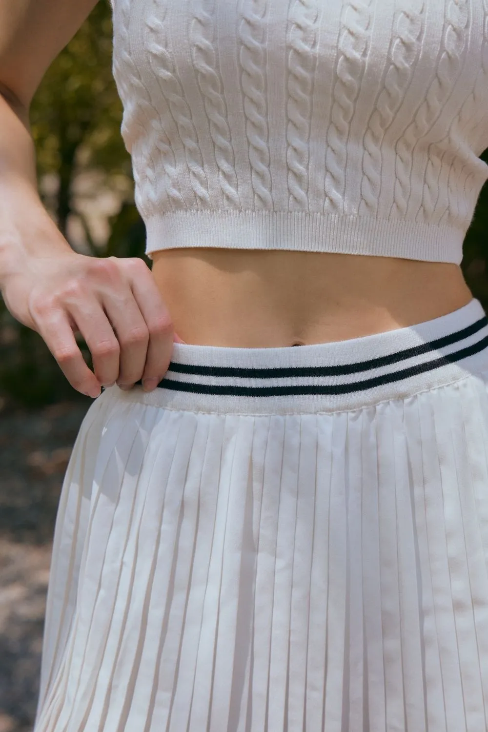 午後漫步百褶短裙<br>Afternoon Walk Pleated Skirt