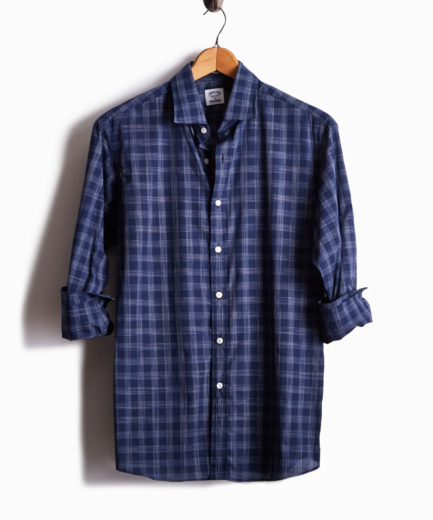 Made in USA Hamilton   Todd Snyder Check Dress Shirt