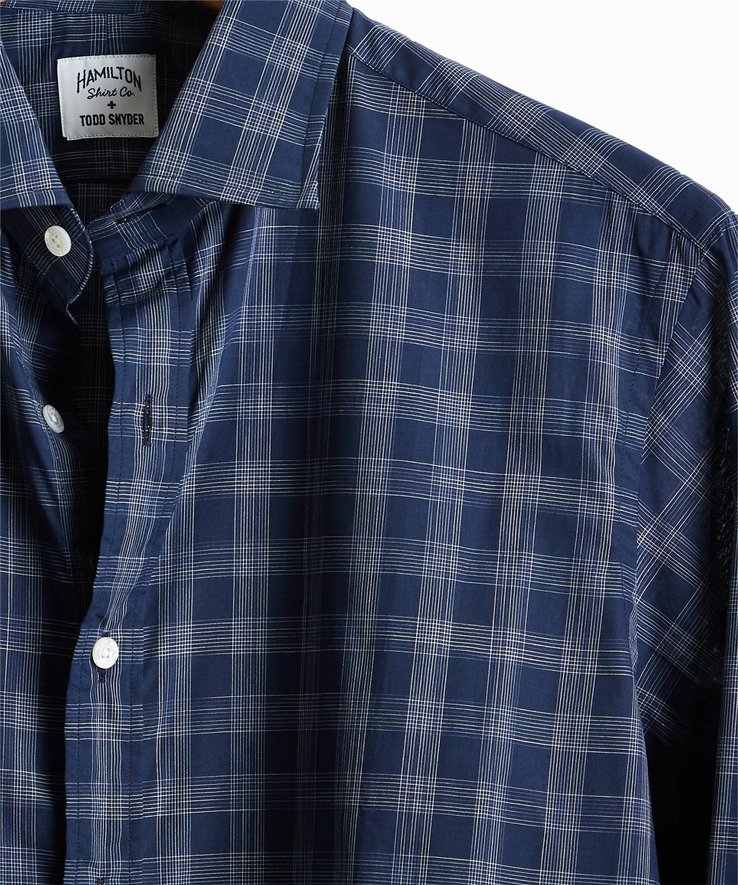 Made in USA Hamilton   Todd Snyder Check Dress Shirt