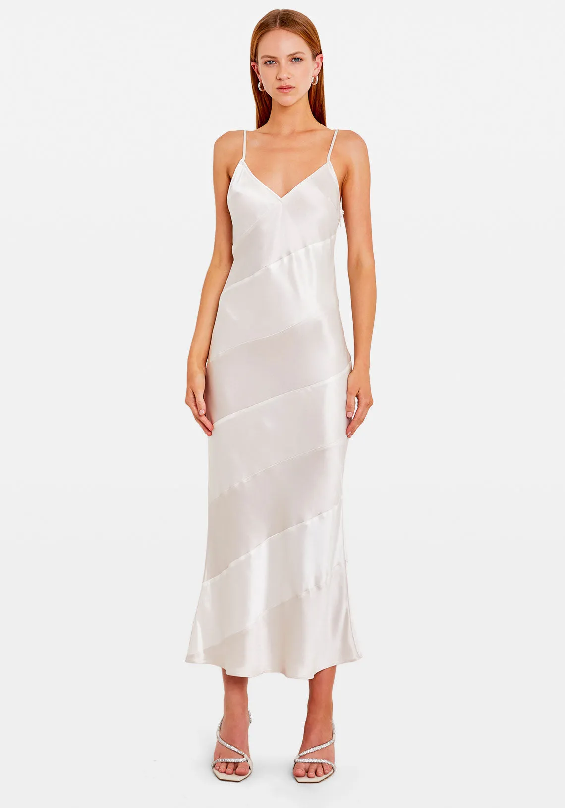 MARIA DRESS WHITE IVORY