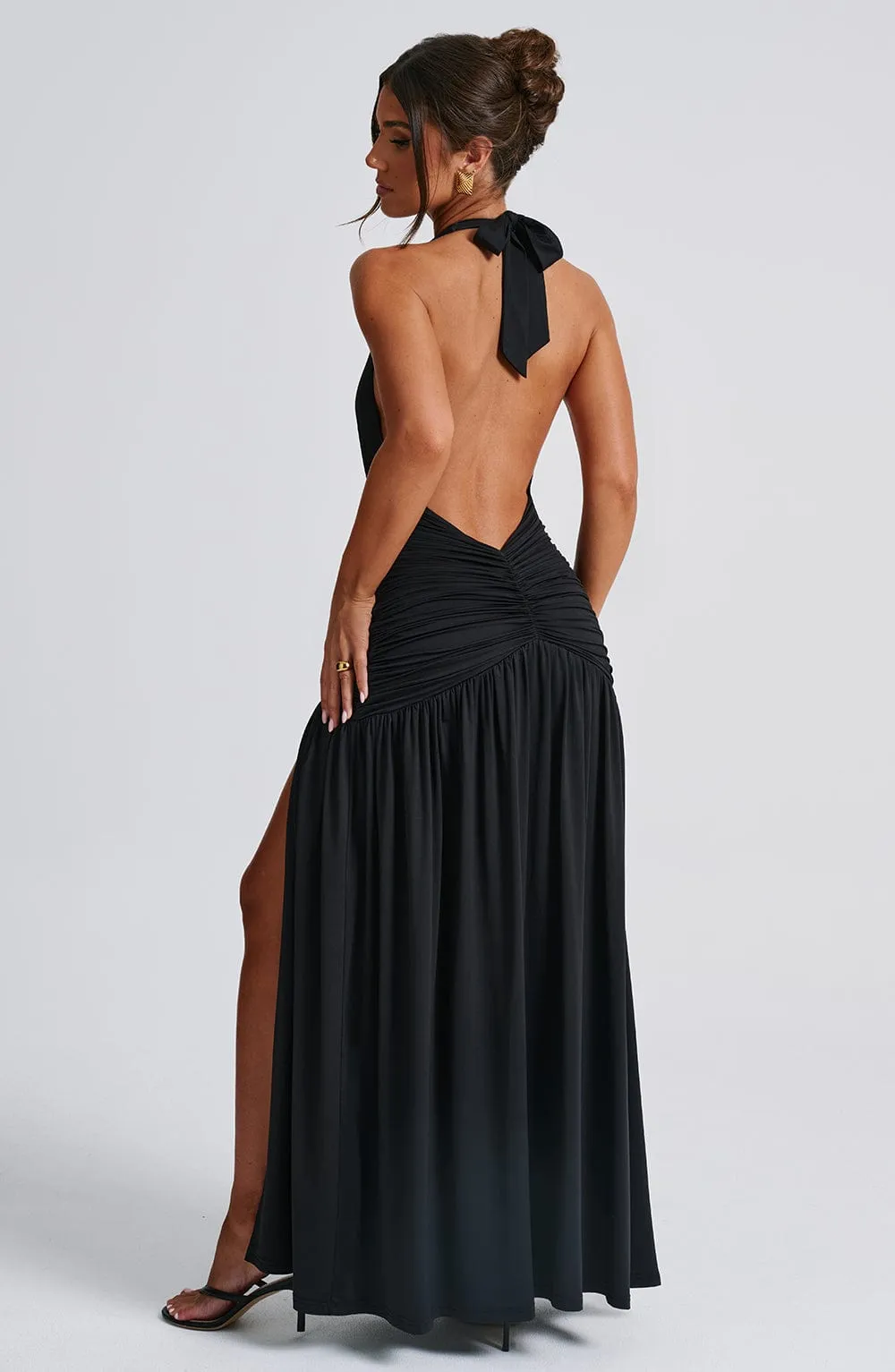 Melania Maxi Dress - Black