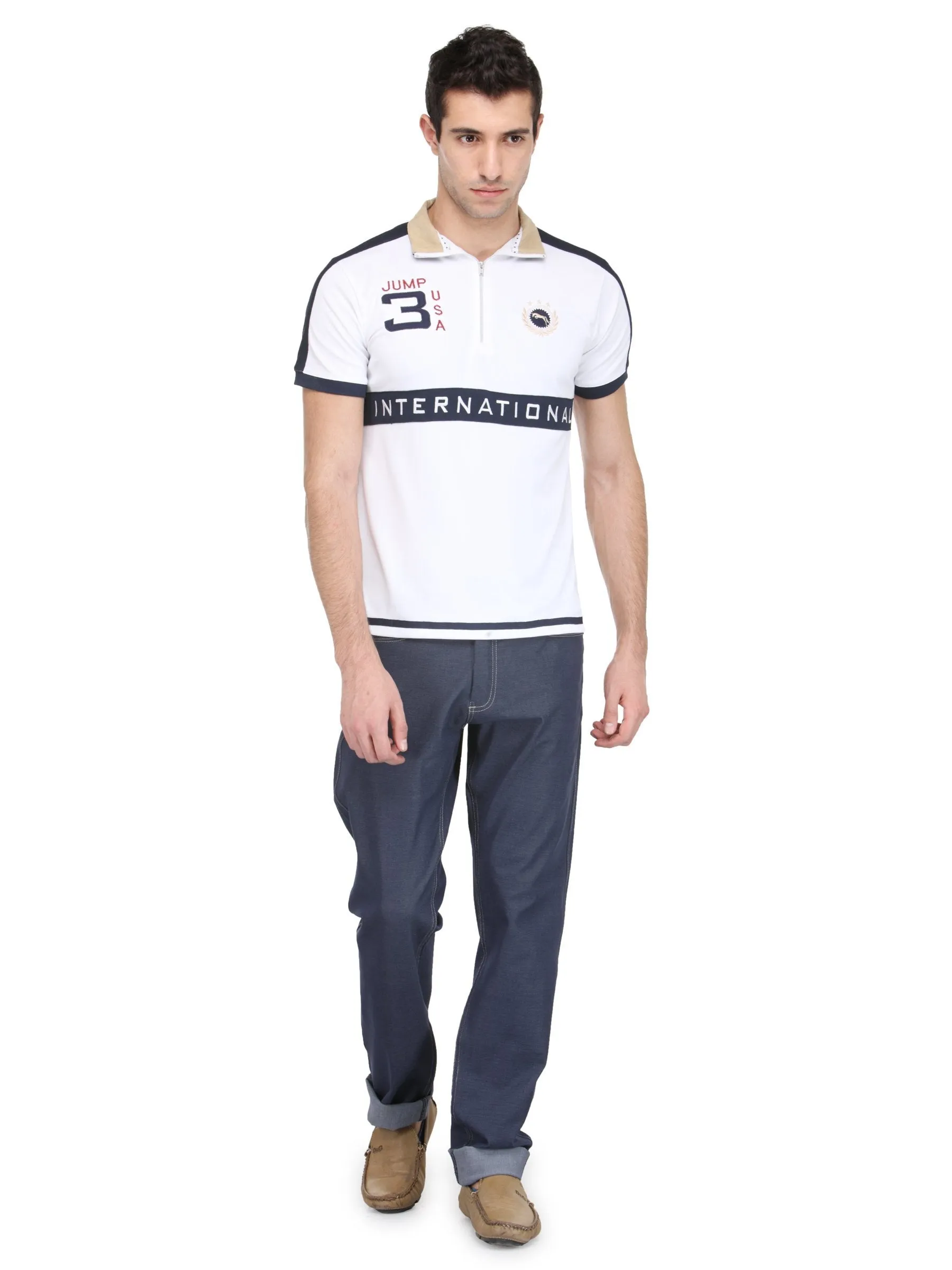 Men Regular Fit Four Way Streachable Jeans