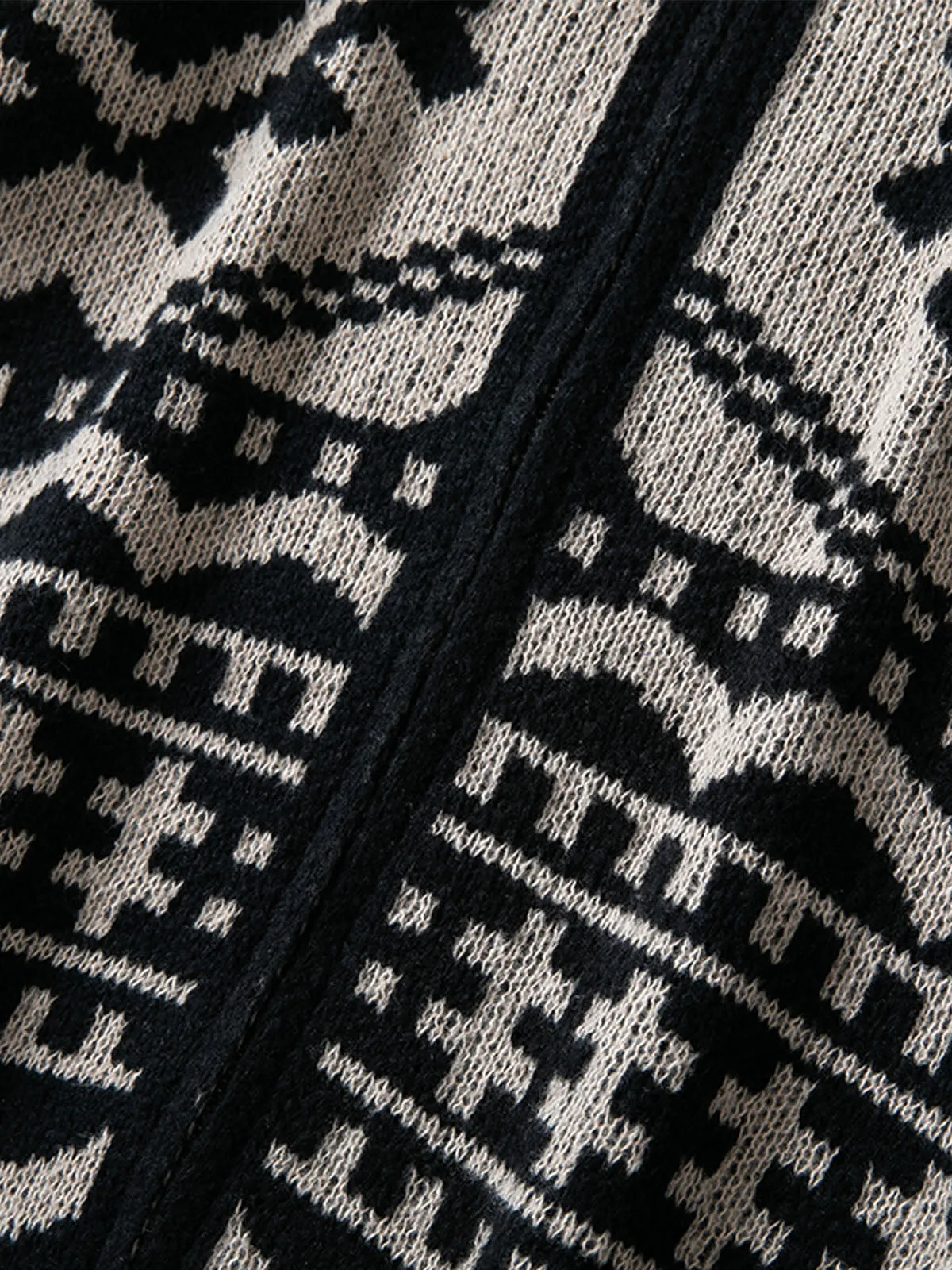 Men Tribal Aztec Sweater