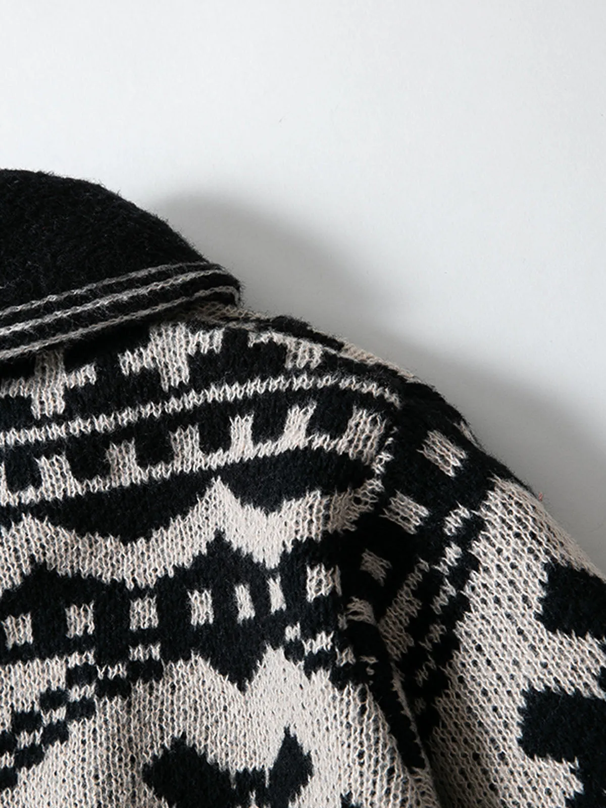 Men Tribal Aztec Sweater
