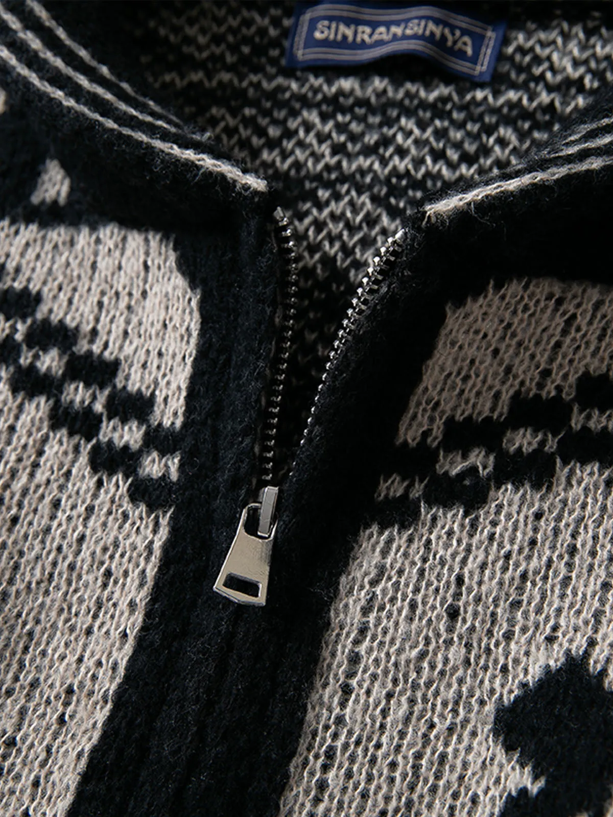 Men Tribal Aztec Sweater