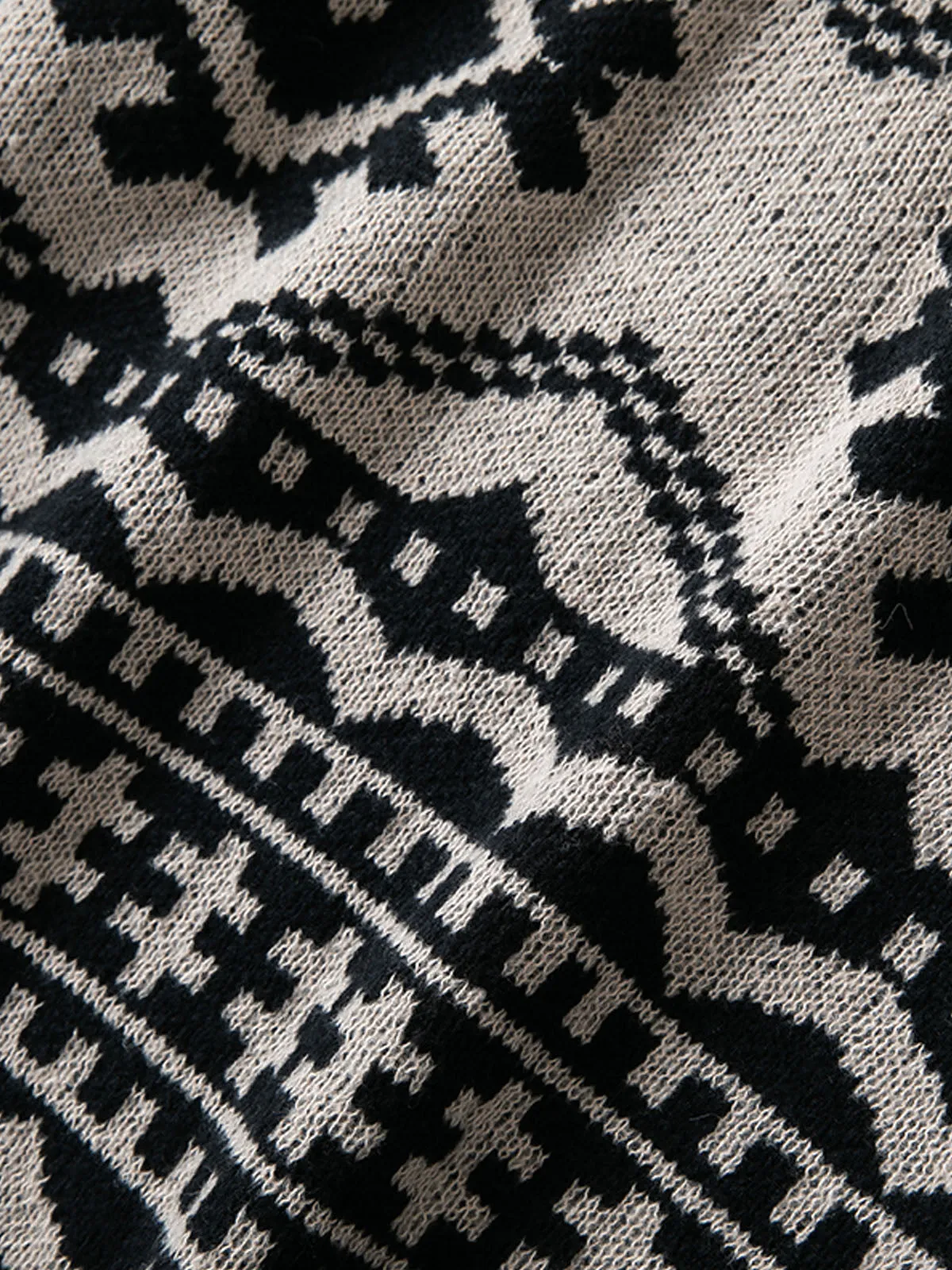 Men Tribal Aztec Sweater