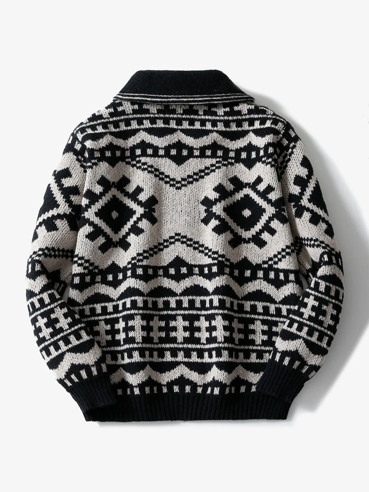 Men Tribal Aztec Sweater