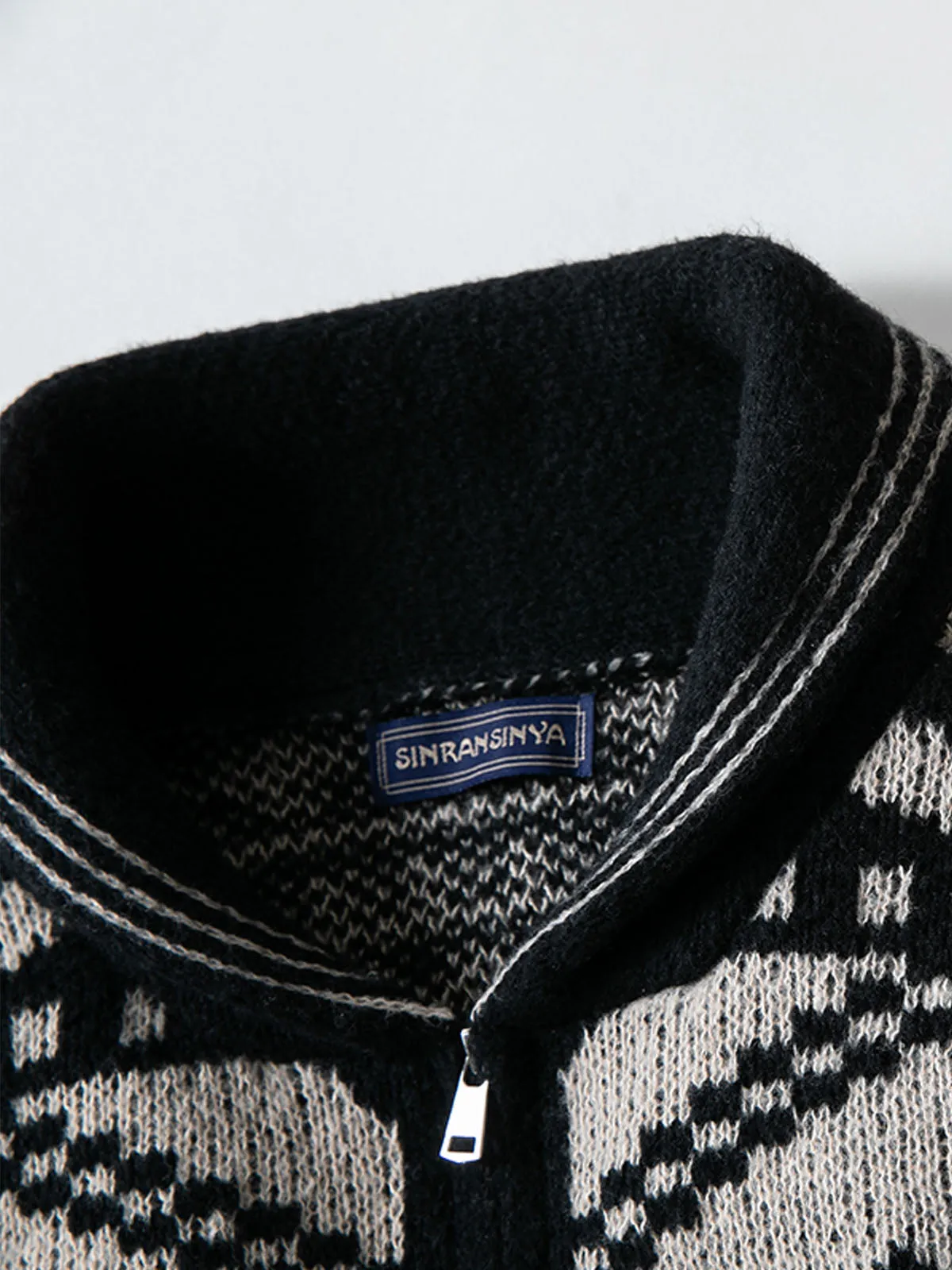 Men Tribal Aztec Sweater