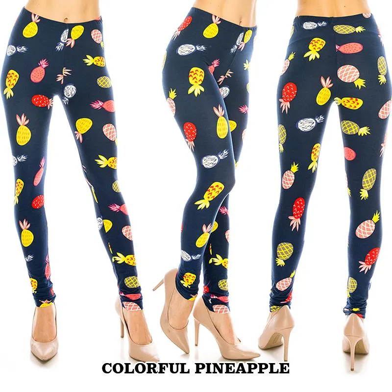Miscellaneous Patterned Ultra Soft Leggings (Regular/Plus Size)