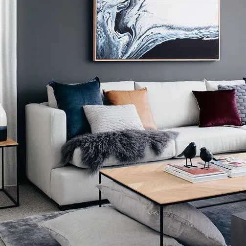 Mongolian Fur Hide | Charcoal