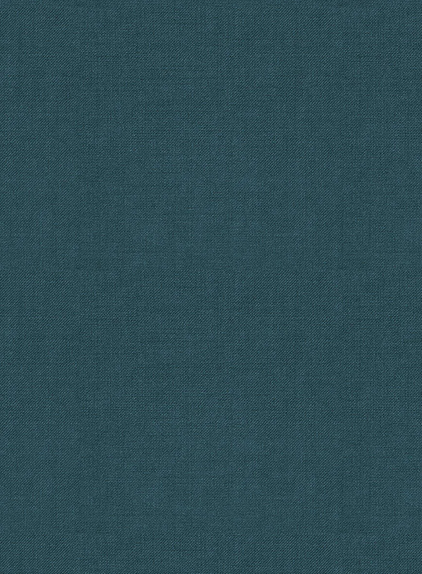 Napolean Stretch Teal Blue Wool Jacket