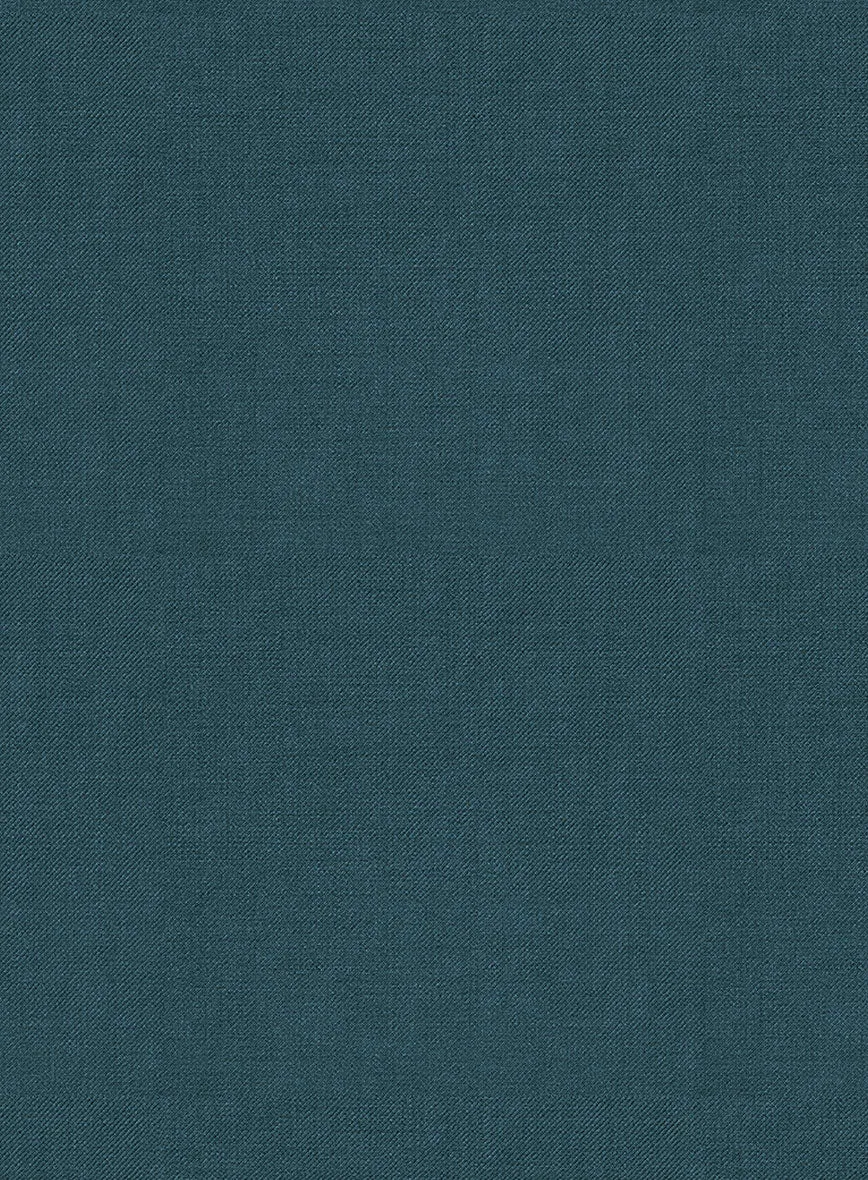 Napolean Stretch Teal Blue Wool Tuxedo Jacket