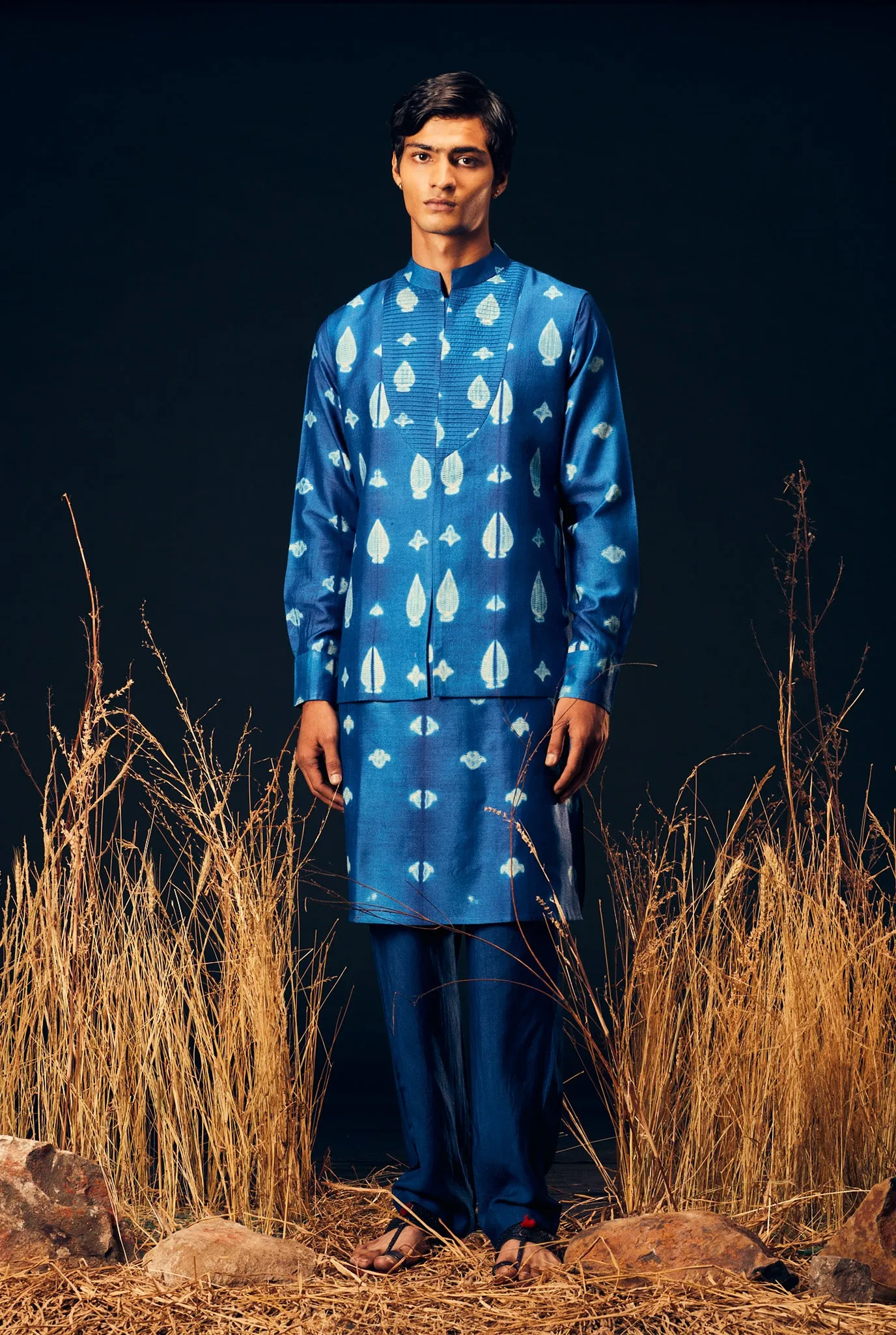 Neel kurta set   Neel Nehru Jacket