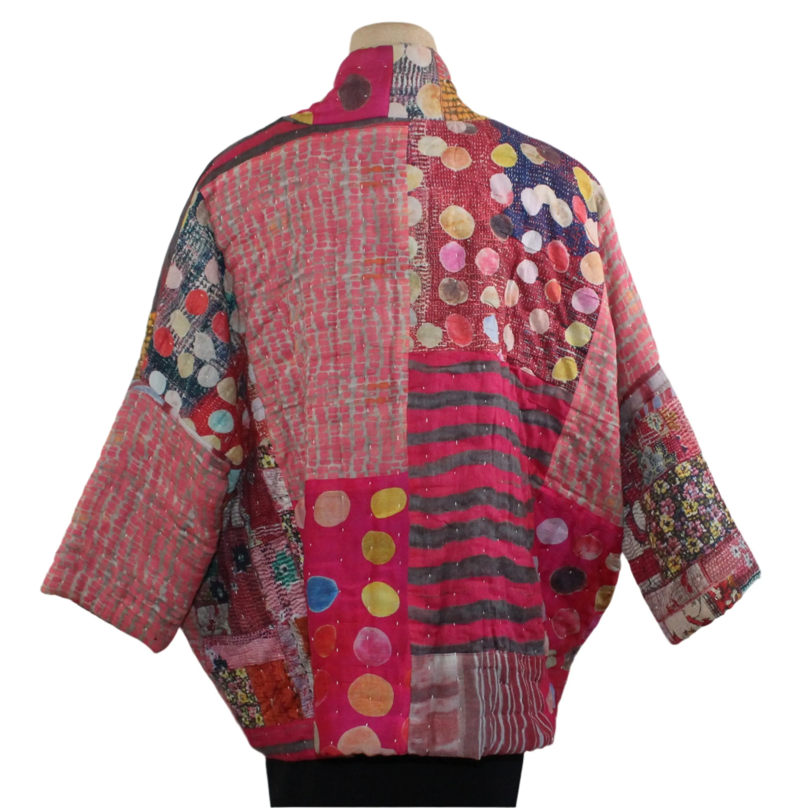 Neeru Kumar Jacket, Patch, Fuchsia/Multi-Color, XS/S