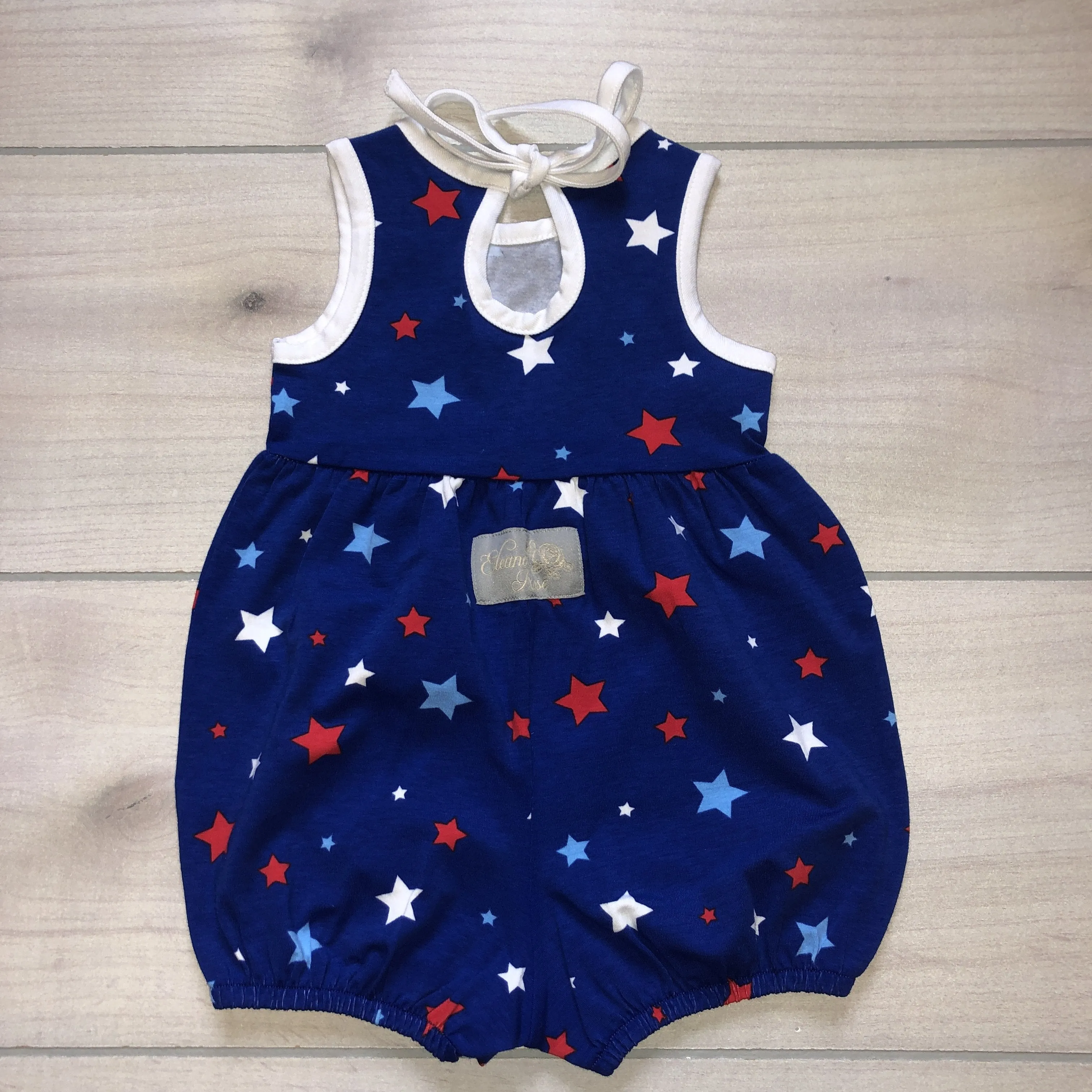 NEW Eleanor Rose Star Pattern Bubble Romper