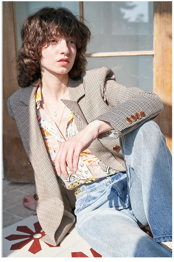 Nonothing | Women's pure silk  liberty print shirt