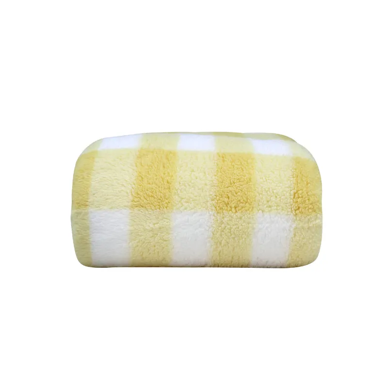 Odyssey Living Golden Fleece Check Blanket