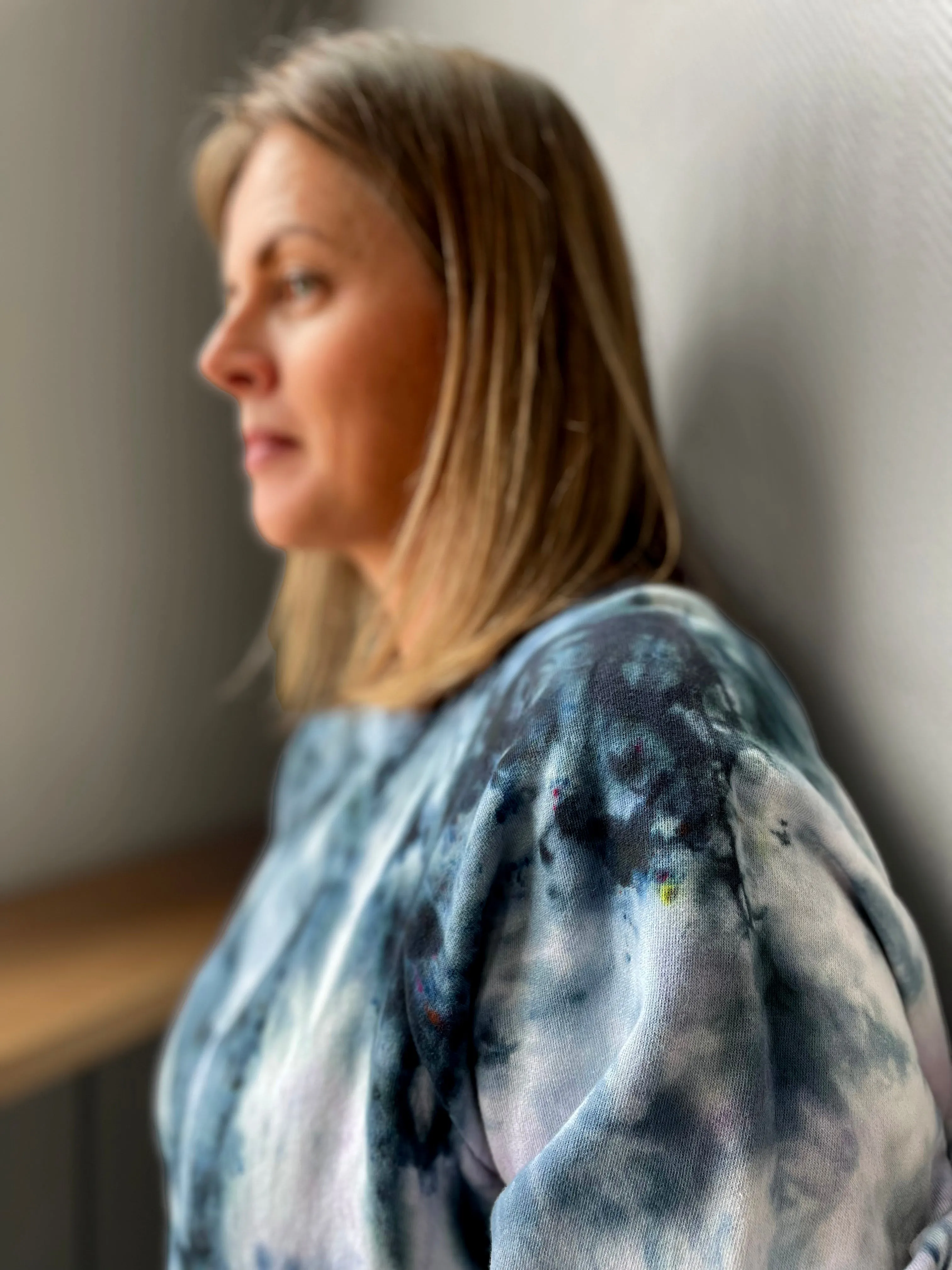 Organic Cotton Sweatshirt in 'Raven'