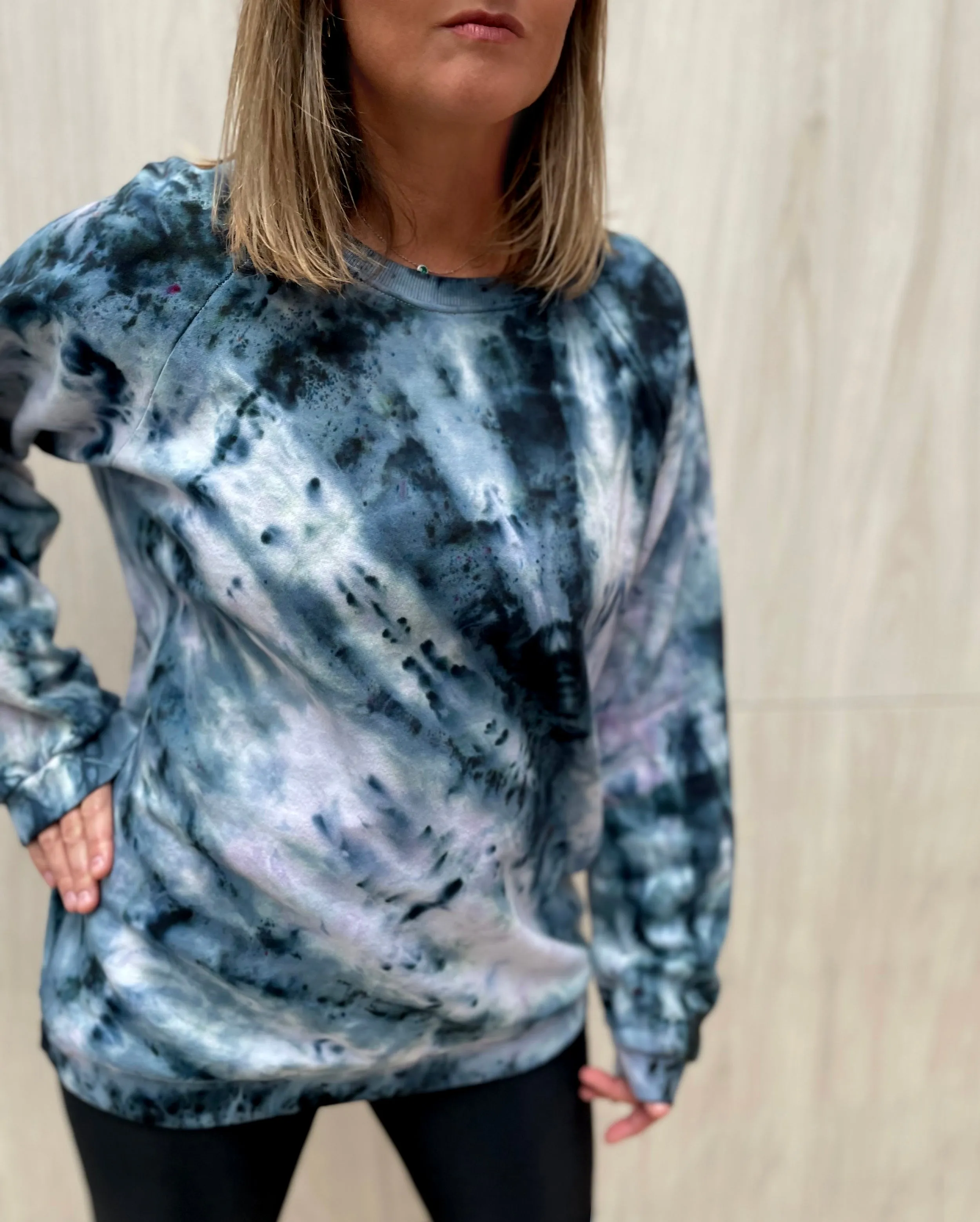 Organic Cotton Sweatshirt in 'Raven'