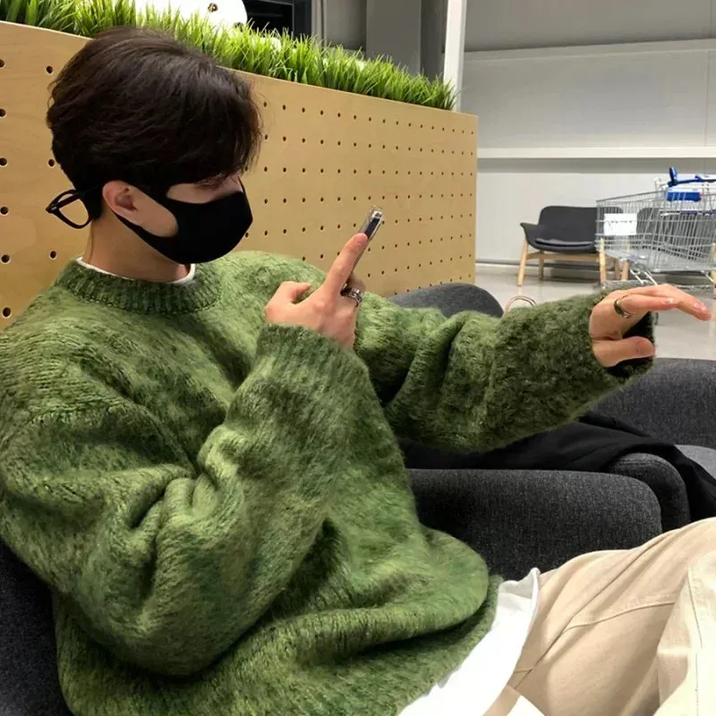 Oversized Woolen Pullover Sweater