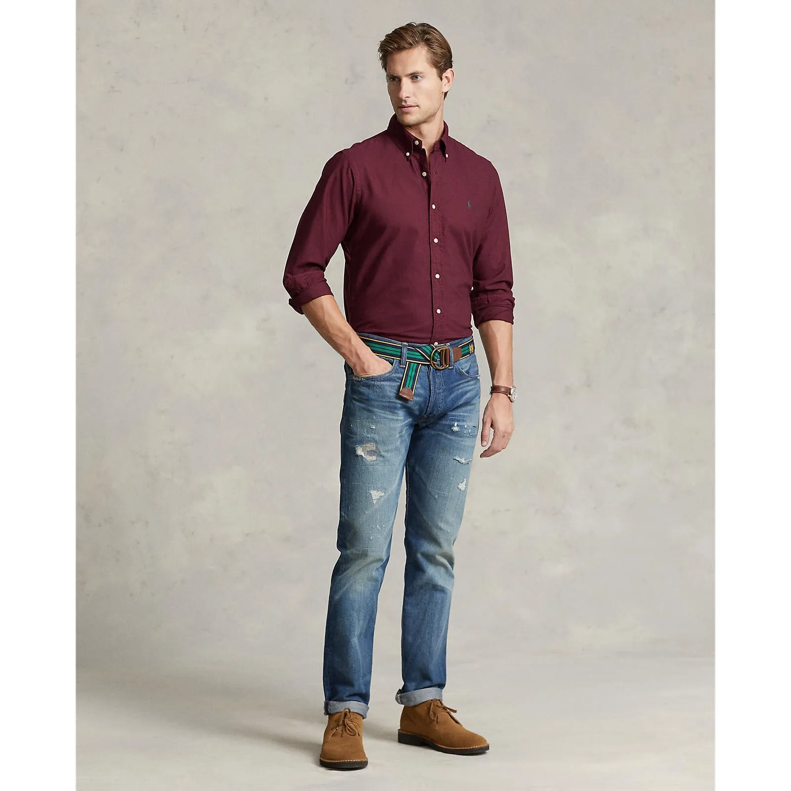 Oxford Shirt - Ruby