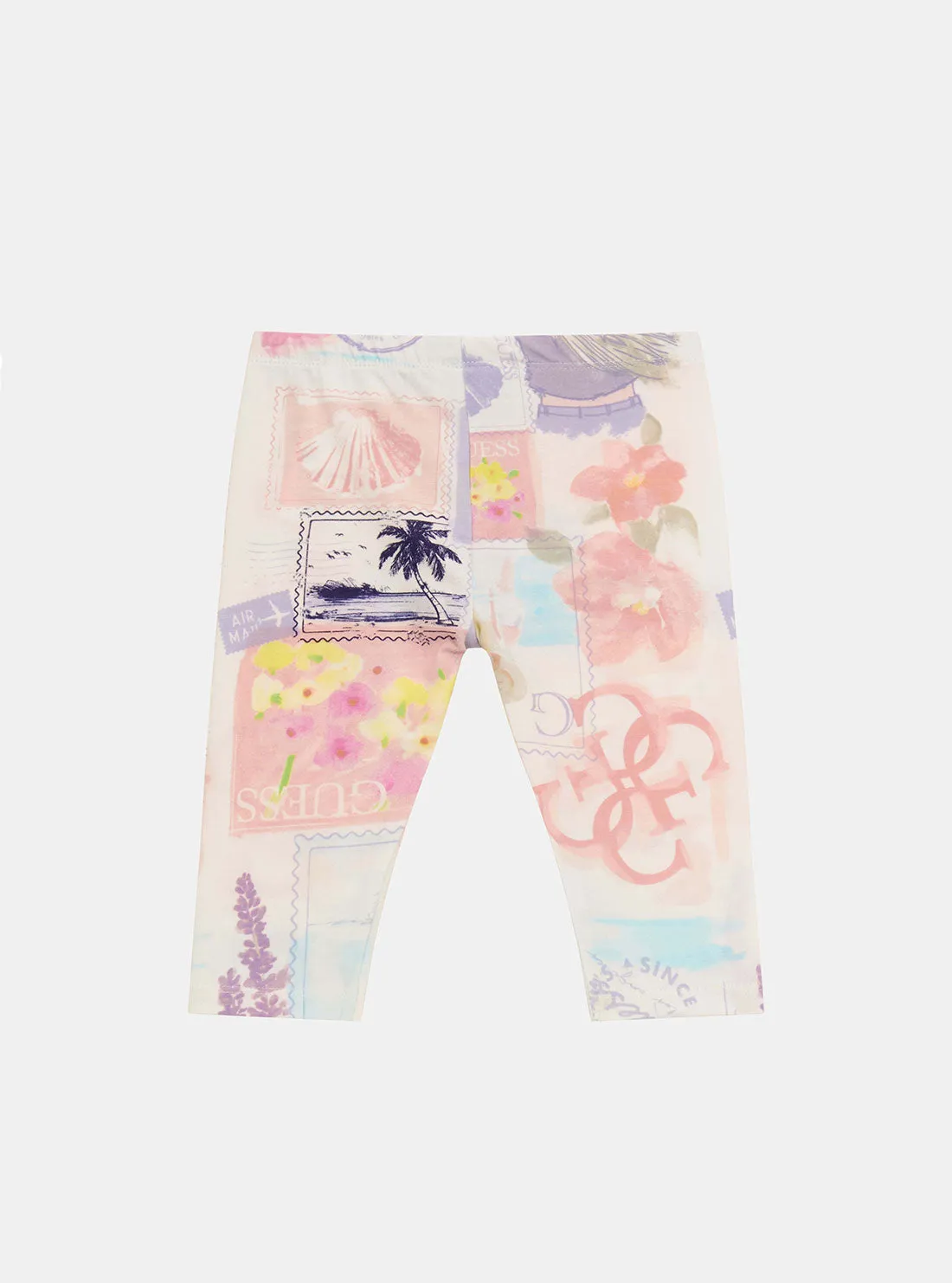 Paradise Print Capri Leggings (2-7)