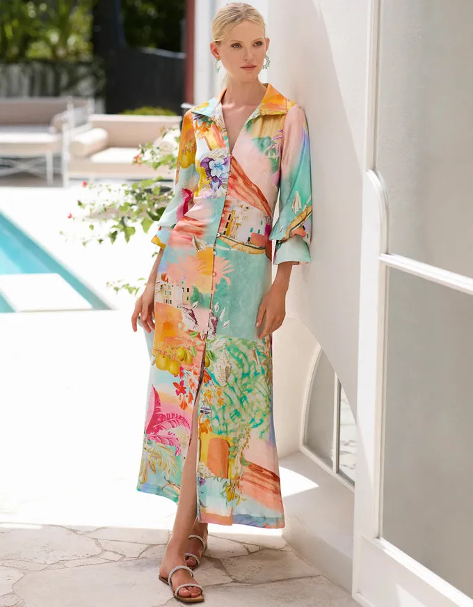 Paradise Shirt Dress - Australian Made