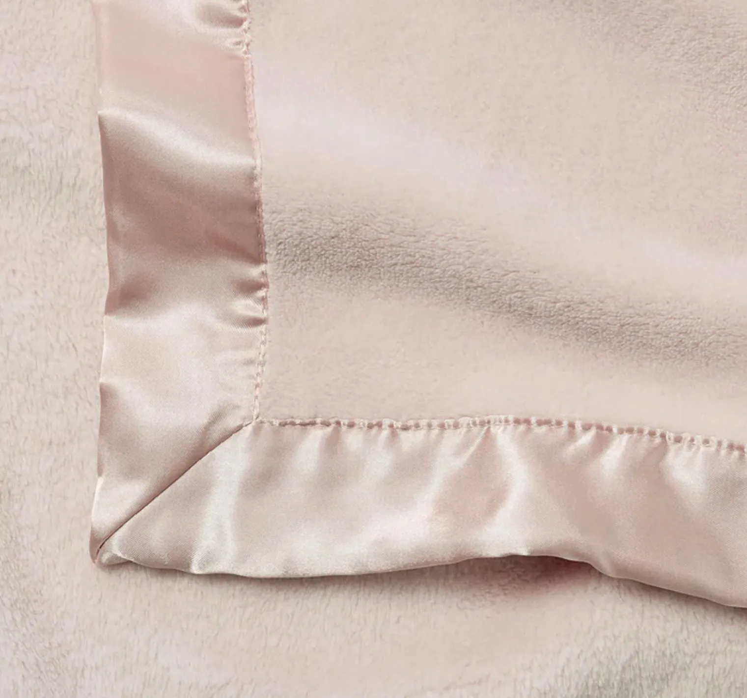 Pink Fleece Baby Blanket by Elegant Baby