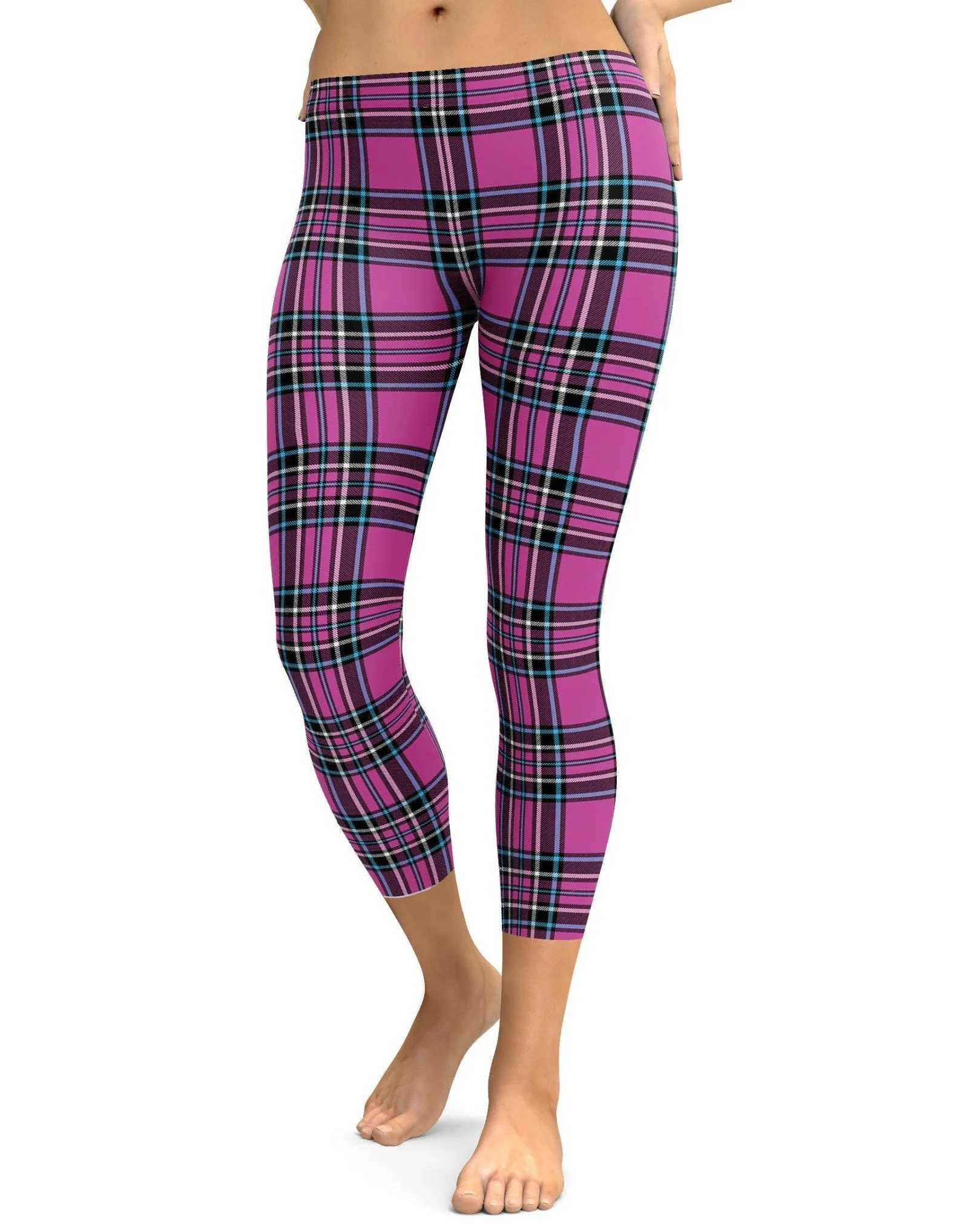 Pink Tartan Capris