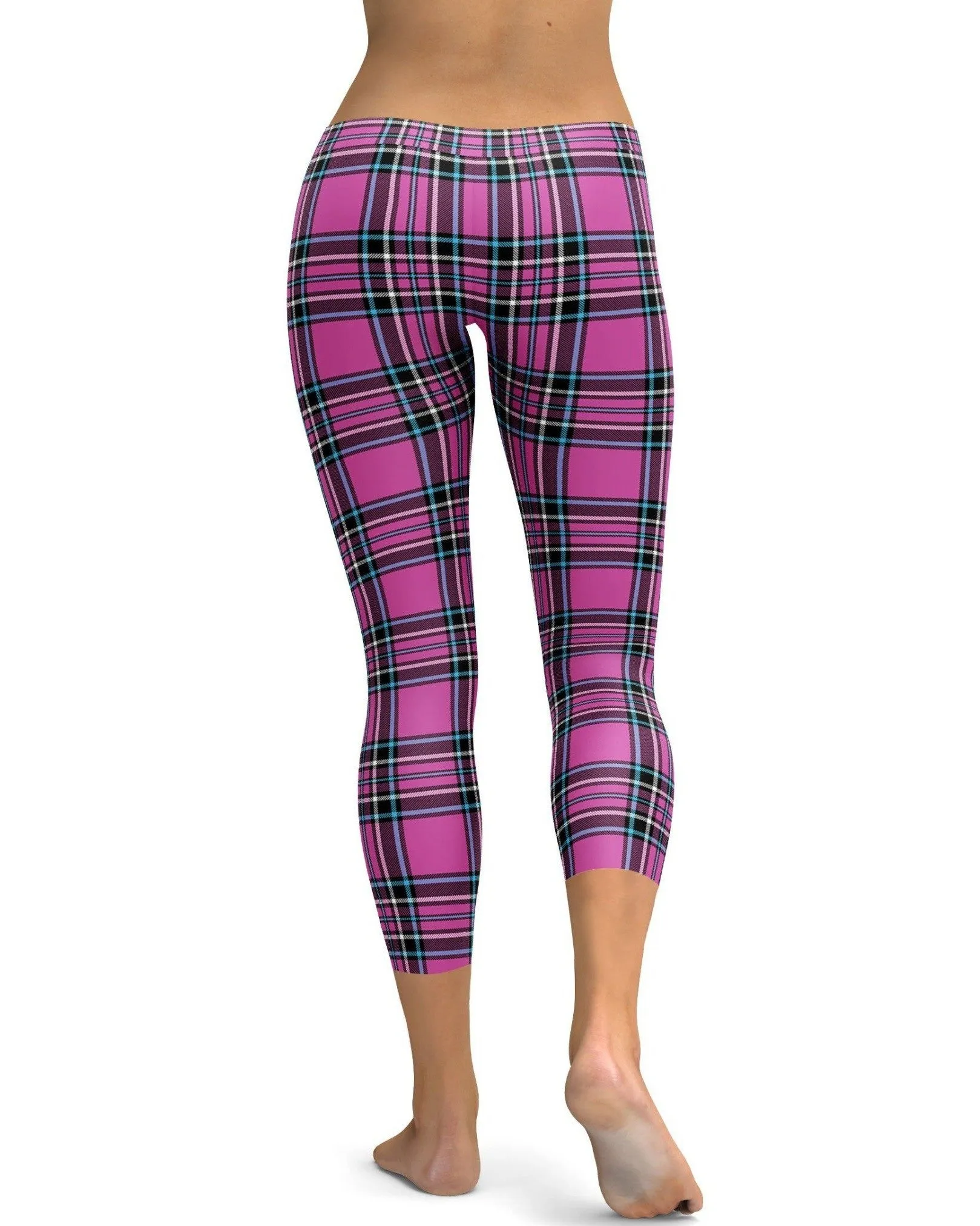 Pink Tartan Capris