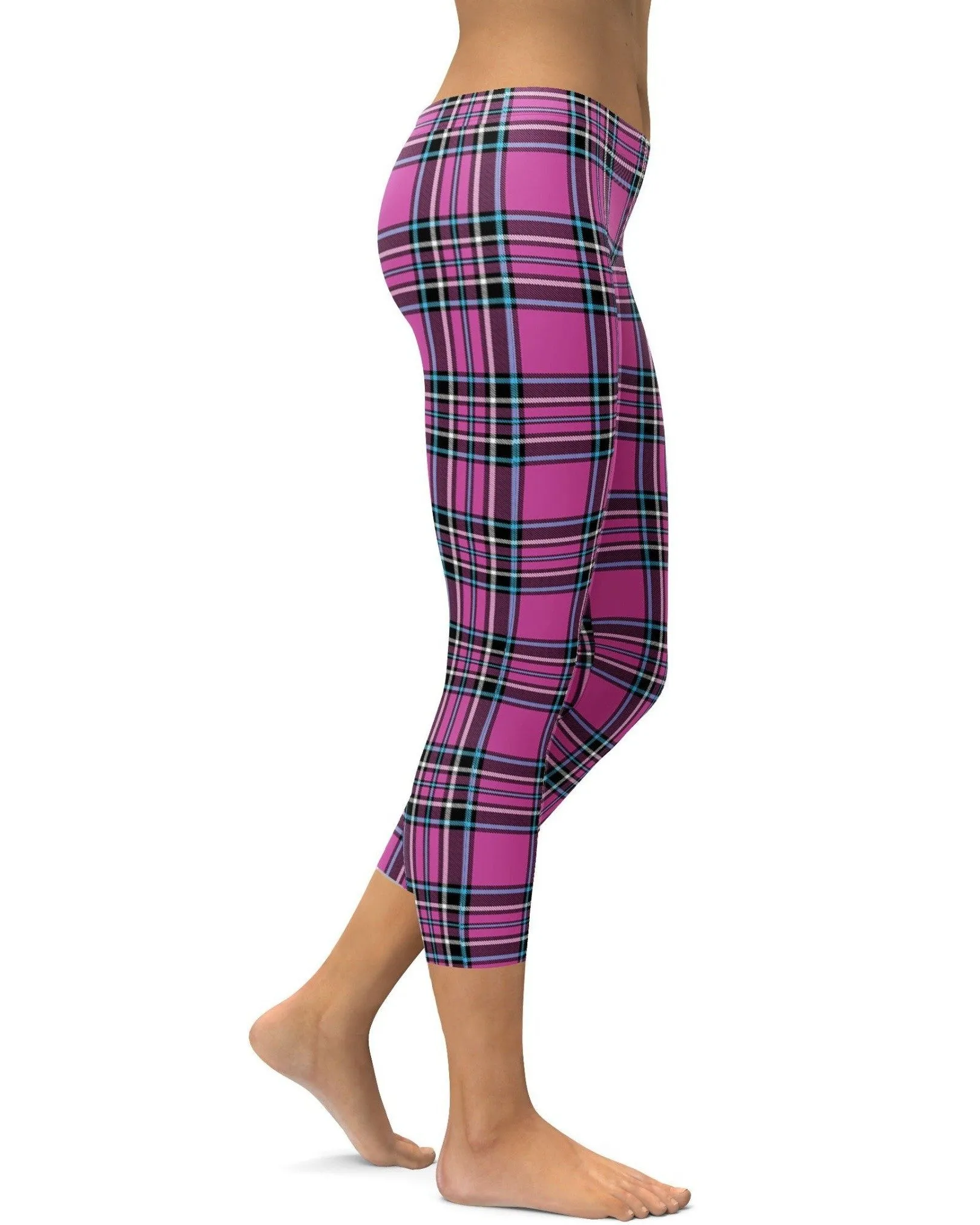 Pink Tartan Capris