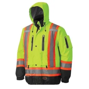 Pioneer 5201 Waterproof/Breathable Premium Hi-Viz Jacket - Yellow