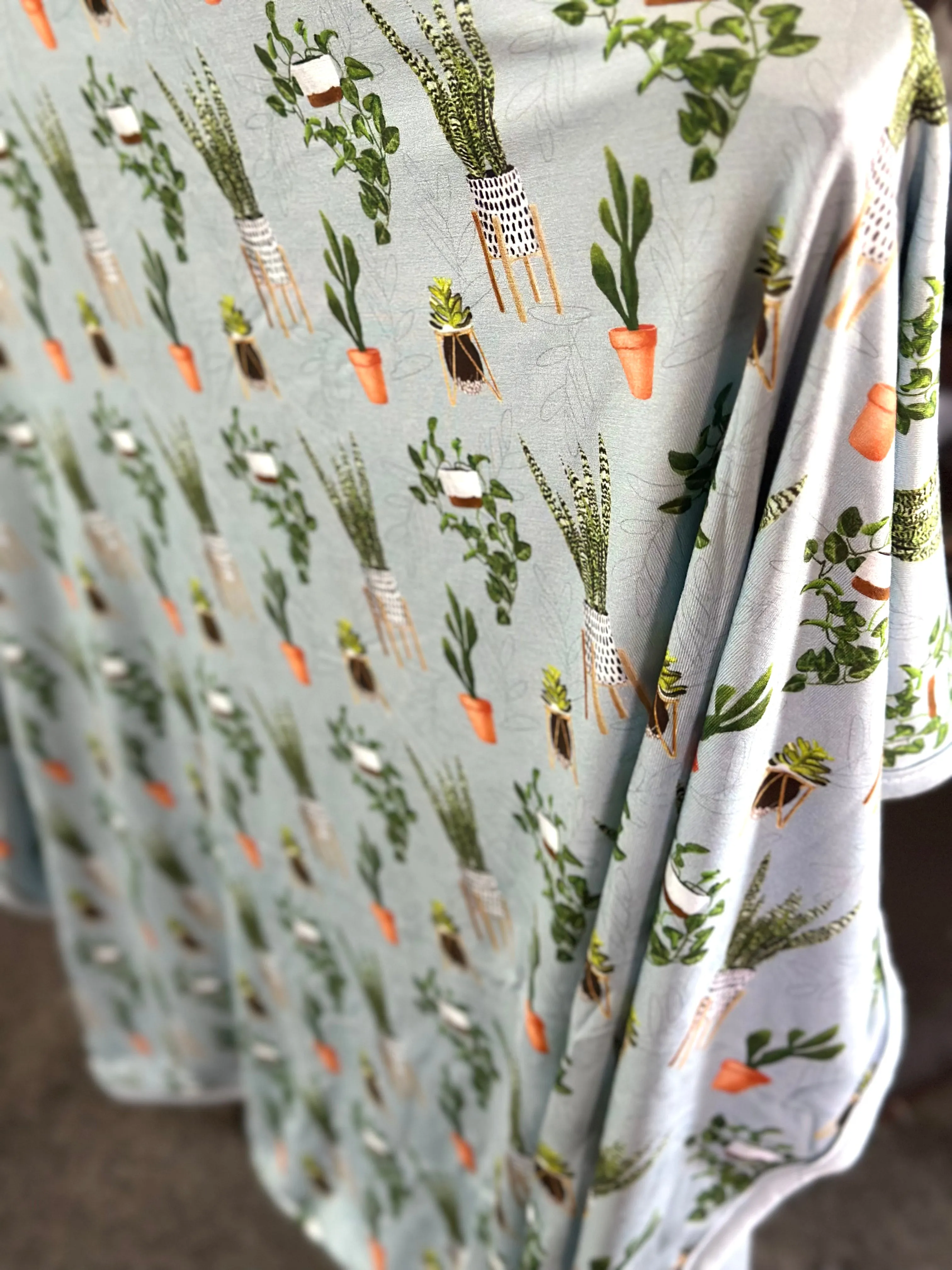 Potted Two Layer Blanket